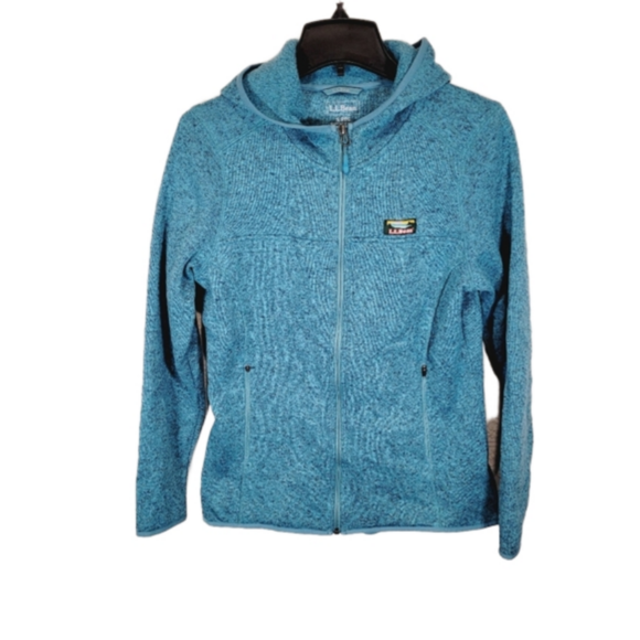 L.L. Bean Tops - L.L BEAN fleece full zip hoodie